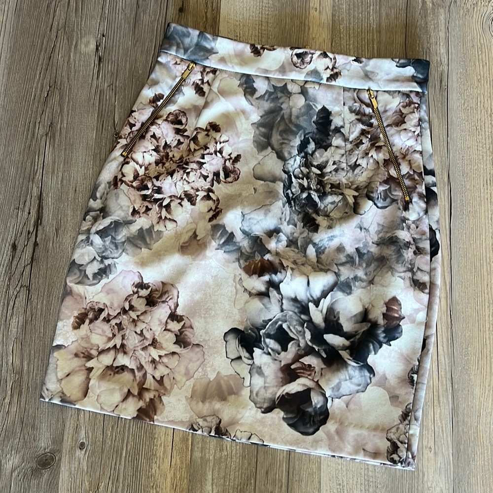 Floral Pencil Skirt